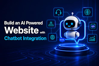 build an ai powered website with chatbot integration