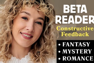 beta read and critique your cozy fantasy cozy mystery romance novel