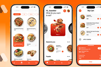build food delivery app restaurant website or multi restaurant app
