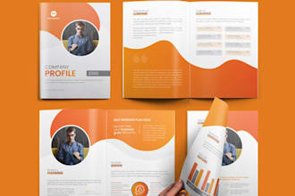 design company profile corporate brochure annual report investor document