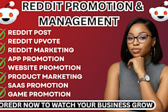 organic reddit SEO post and comment to promote ai app business website product