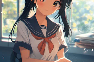 draw an anime character