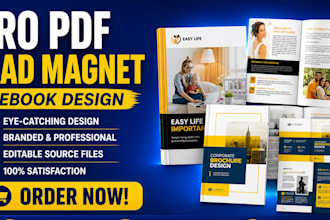 design lead magnet ebook pdf lead magnet brochure design and workbook