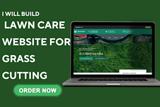 build lawn care website for grass cutting and maintenance