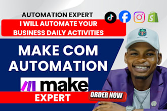 make automation fix make integromat, zapier expert airtable notion n8n ai agent