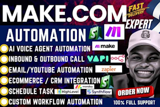 make automation scenerio fix make com integromat zapier airtable notion ai agent
