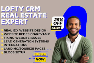 build lofty idx website design lofty website redesign lofty crm website expert