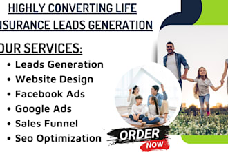 generate life insurance leads, iul leads life insurance leads, facebook ads