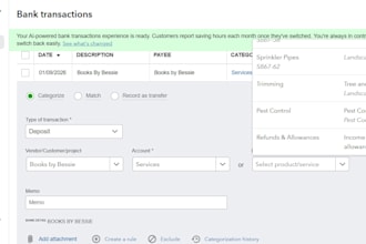 do quickbooks online bookkeeping and cleanup