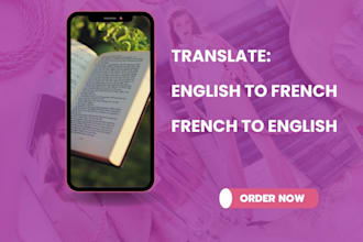 translate english to french, french to english, translate english to french