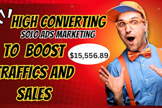 blast solo ads campaign to tier one targeted country affiliate link solo ads