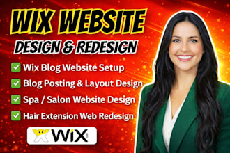 do wix blog website,blog posting spa salon website hair extension web redesign