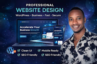 design and develop a high converting wordpress business website