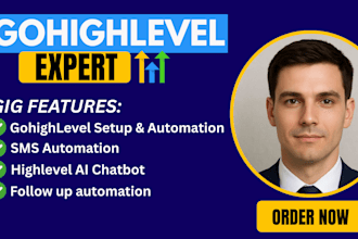 set up highlevel ai booking gohighlevel follow up automation lead generation