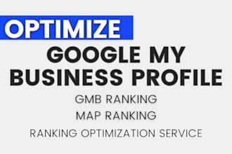 optimize your website or gmb profile for local seo and google search rankings
