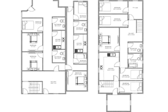 redraw architectural floor plans into autocad drawings