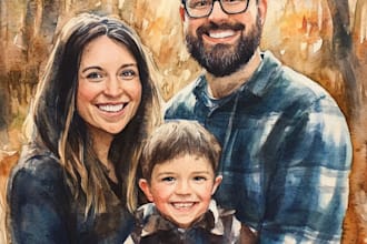 make artistic oil painting