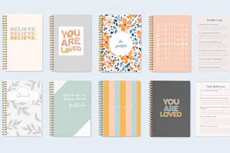 do kdp journal, canva design, prayer journal, daily devotional
