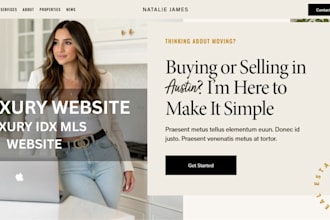 build luxury idx website redesign luxury website idx real estate website design