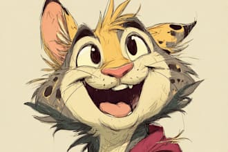 draw your furry art or fursona illustration