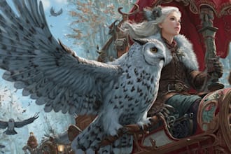 make awesome fantasy illustration