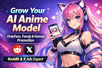do ai onlyfans model fanvue fansly anime via reddit and twitter x ads