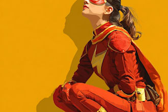 make super hero character