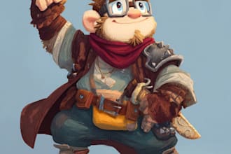 design unique furry characters, anthro art, a