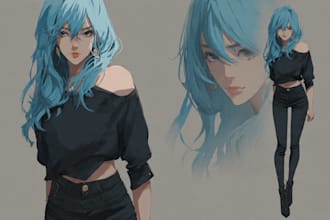 sketch you color anime sketch art
