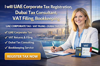 uae corporate tax registration dubai tax consultant vat filing bookkeeping