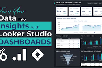 fix and customize google looker studio dashboards and reports