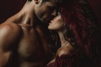 do a stunning romance book cover or an adult book cover