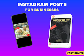 design professional instagram posts for your brand