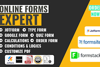 create invoice form booking form product form  order form in cognito  jotform