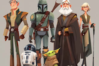 design your sci fi and star wars character