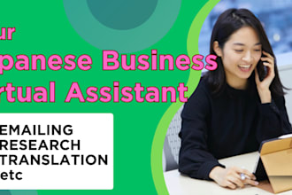 be your japanese business virtual assistant