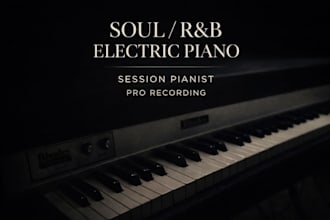 studio quality electric piano and rnb keys for your song