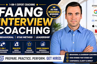 coach you for faang amazon behavioral interviews