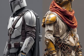 draw you as an amazing star wars character
