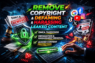 remove delete takedown instagram,fb,reddit,tiktok,yt,google,tg, under dmca