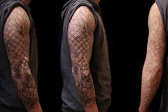 do sleeve tattoo design tattoo cover up custom tatoo design