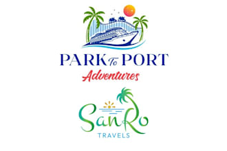 design tour travel adventure resort adventure resort logo