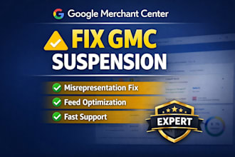 fix google merchant center suspension and optimize shopping feed