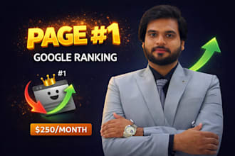 monthly SEO service for google ranking and organic growth
