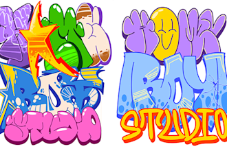 creat graffiti throw up, graffiti style for you