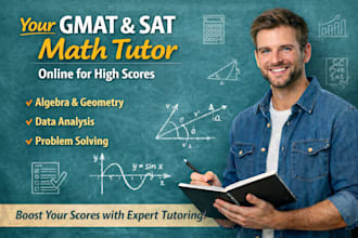 be your gmat and sat math tutor online for high scores