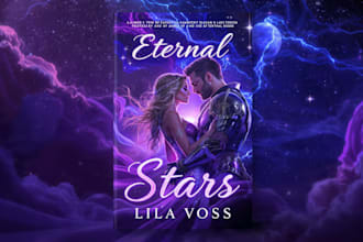 do custom fantasy, sci fi romance book covers or ebook cover