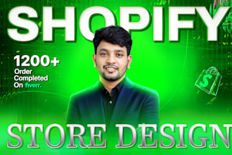 build shopify store shopify dropshipping store ecommerce store as shopify expert