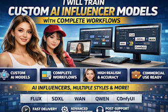 train custom ai influencer models with complete workflows for flawless results