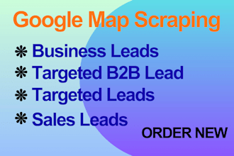 expertly scrape, b2b leads pull for you,b2b data extraction, google maps scraper